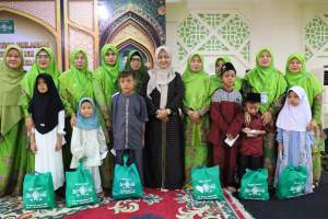 Perkuat Ukhuwah dan Kepedulian Sosial, Muslimat NU Kabupaten Tangerang Gelar Pengajian dan Santunan Yatim