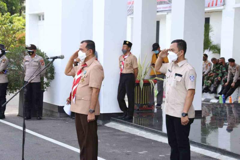 Plh Bupati OKU Pimpin Gladi Bersih Upacara Peringatan HUT Ke-76 Kemerdekaan RI