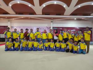 13 Atlet Senam Gymnastic Kota Tangerang Berangkat ke POPDA Banten 2026, Bidik Gelar Juara Umum