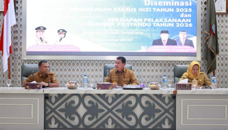Bupati Tangerang Minta Camat, Puskesmas dan Kades Himpun Validitas Data Balita Kurang Gizi