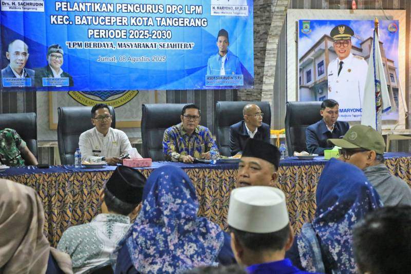 Wakil Walikota Tangerang Maryono Hasan Dukung LPM Terus Berinovasi Menjadi Motor Penggerak dan Pemberdayaan Masyarakat