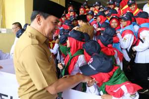 Sekda Lepas 65 Peserta Jumbara III Provinsi Banten