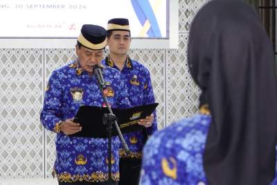 Lantik Tujuh ASN, Bupati Tangerang Tekankan Kinerja dan Tanggung Jawab