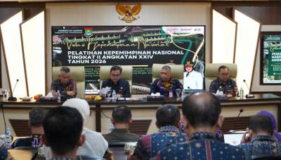 Terima Visitasi PKN II Provinsi Lampung, Sekda Tekankan Kolaborasi Mitigasi Bencana dan Tata Ruang Berkelanjutan