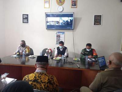 Danramil 2213 dan Polsek Jampangkulon Menghadiri Musrenbang di Kecamatan Cimanggu