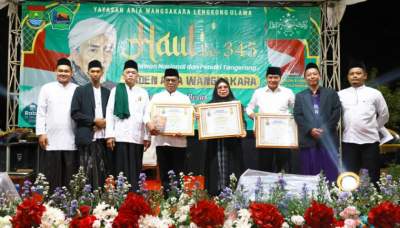 Bupati Tangerang Bersama Gubernur Banten Hadiri Haul Ke-345 Raden Aria Wangsakara