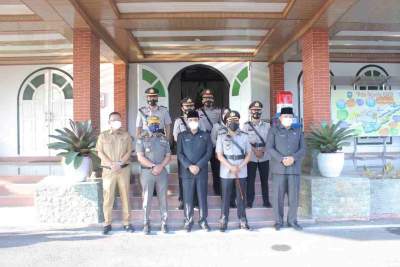 Sambut HUT Bhayangkara Ke-75, Plh Bupati Terima Anjangsana Kaporles OKU