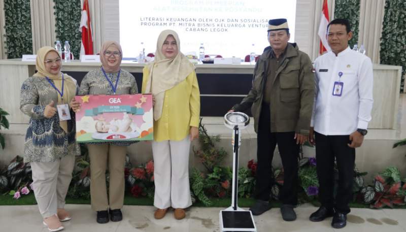 PT. MBK VENTURA dan Baznas Perkuat Posyandu Legok dengan Alkes Digital