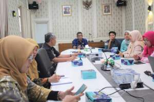 Kesbangpol Kota Tangerang Gelar Rakor Kunjungan Kerja  Inovasi Sekolah Laboratorium Pancasila