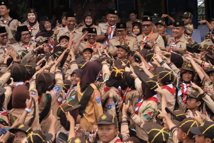 Peringatan Hari Pramuka ke-65 Perkuat Disiplin dan Karakter Generasi Muda di Kota Tangerang