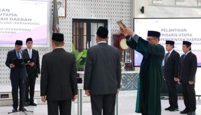 Dorong Tata Kelola Profesional dan Transparan, Bupati Tangerang Lantik Komisaris Dua BUMD