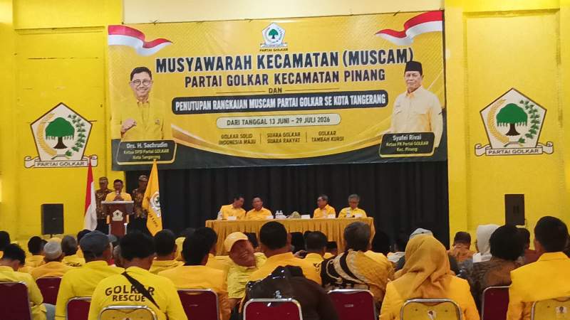 DPD Partai Golkar Kota Tangerang Rampungkan Muscam di 13 Kecamatan, Perkuat Konsolidasi hingga Tingkat Kelurahan