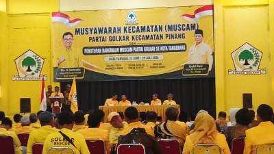 DPD Partai Golkar Kota Tangerang Rampungkan Muscam di 13 Kecamatan, Perkuat Konsolidasi hingga Tingkat Kelurahan