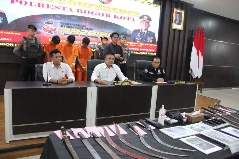 Tiga Remaja Ditetapkan Sebagai Tersangka Buntut Bentrokan di Jalan Darmais, Kota Bogor