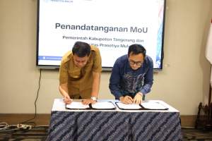Bupati Tanda Tangani MoU 3 Sektor Prioritas dengan Universitas Prasetiya Mulya