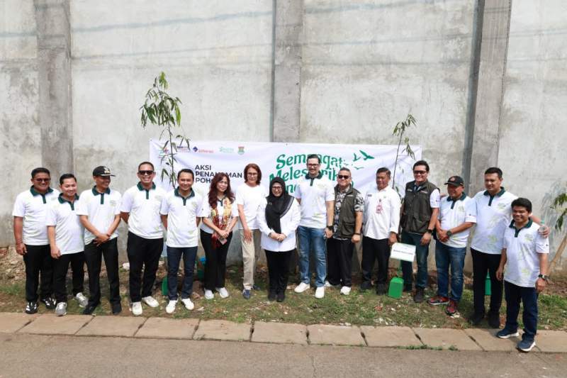 Wabup Intan Hadiri Aksi Penanaman Pohon Hijaukan Bumi Selamatkan Generasi