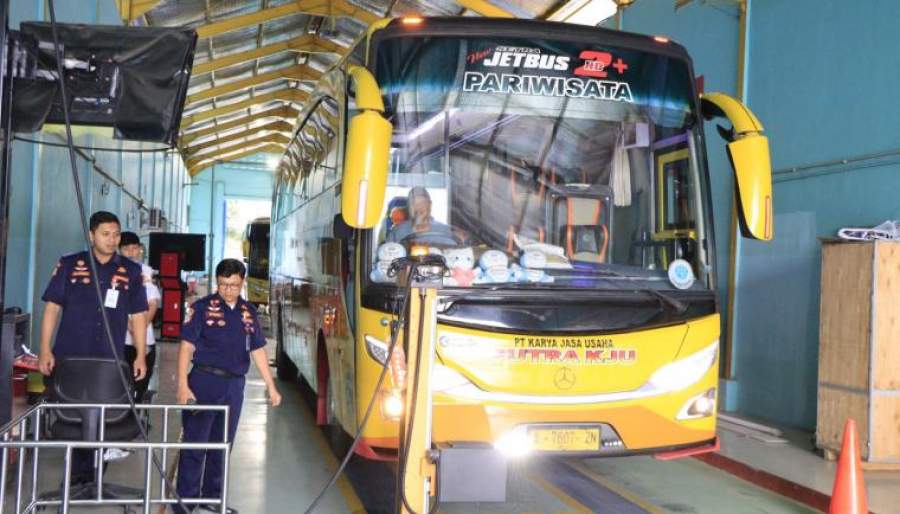 Dishub Lakukan Ramp Check Angkutan Mudik Untuk Kenyamanan Perjalanan