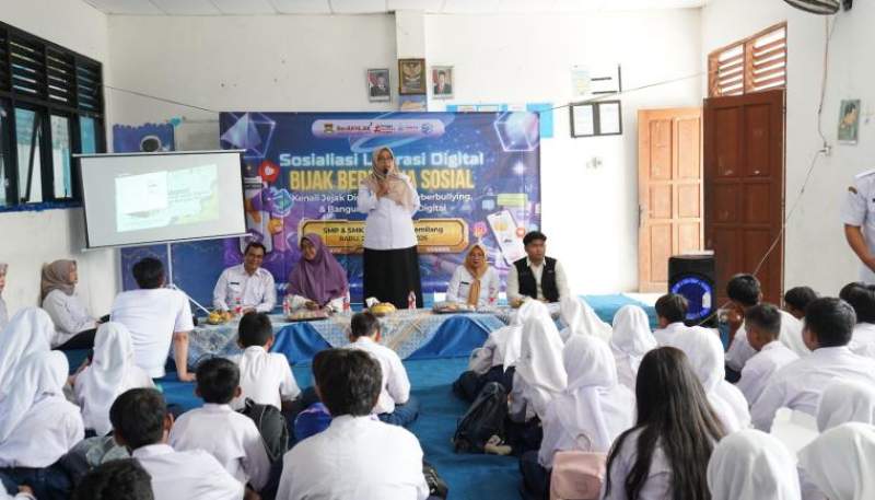 Diskominfo Kabupaten Tangerang Gelar Sosialisasi Literasi Digital di SMP &amp; SMK Satya Muda Gemilang
