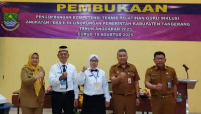 Pemkab Tangerang Gelar Pelatihan Pengembangan Kompetensi Guru Inklusi