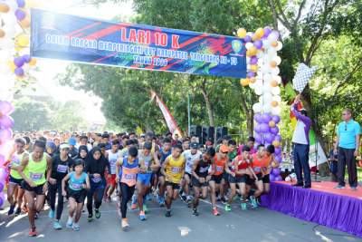 Sekda Kabupaten Tangerang Buka Lari Marathon 10K