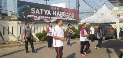 Polri Tingkatkan Kesehatan Dan Kepedulian Sosial Melalui Kegiatan Jum'at Sehat