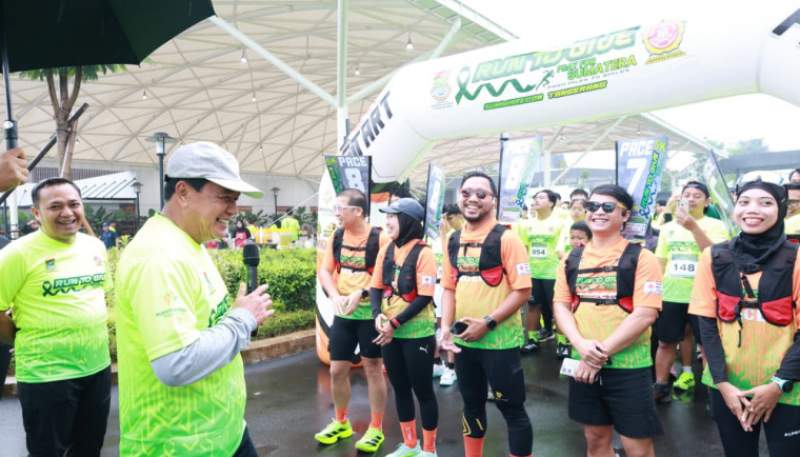 Run To Give For Sumatra, Bupati Maesyal Ajak Warga Berolahraga Sekaligus Berbagi Kepedulian