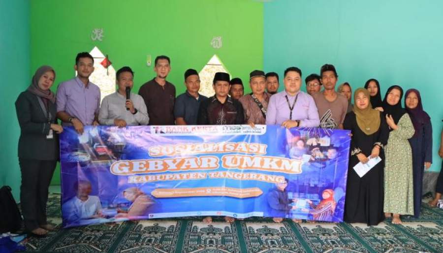 BPR Kerta Raharja Gemilang Sosialisasikan Gebyar UMKM Tangerang Gemilang, Dorong Pelaku Usaha Hindari Rentenir