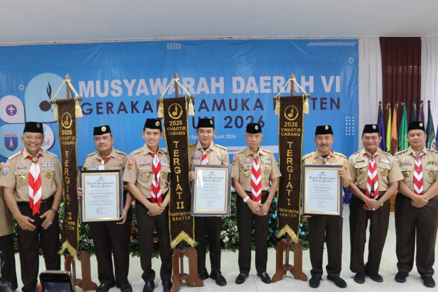 RAIH 5 PENGHARGAAN, KWARCAB TANGERANG KOKOHKAN POSISI TERGIAT I SE-BANTEN