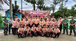 Pembinaan Saka Wira Kartika Koramil 13 Cisoka Bentuk Generasi Muda Tangguh