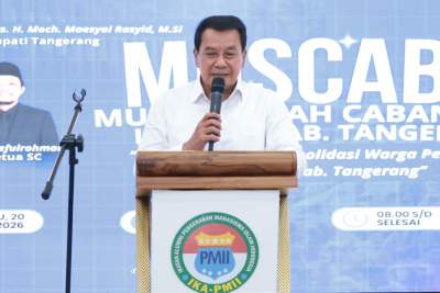 Hadiri Muscab IKA PMII, Bupati Tangerang: IKA PMII Harus Jadi Mitra Strategis Pembangunan Daerah