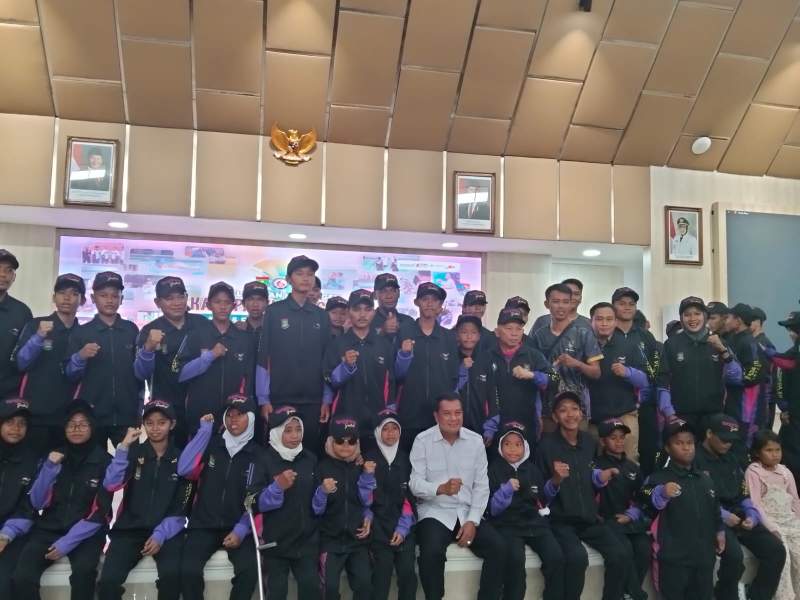 Bidik Juara Umum, Pemkab Tangerang Resmi Lepas Kontingen POPDA XII dan PEPARPEDA IX Banten 2026