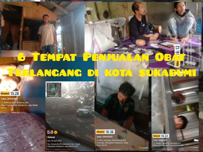 Warga Geram, Peredaran Obat Terlarang di Sukabumi Merajalela