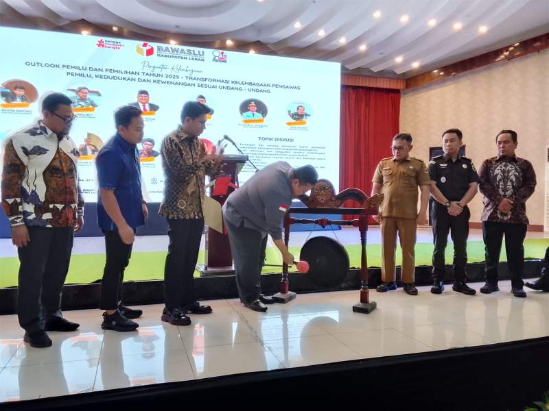 Bawaslu Lebak Gelar Outlook Pemilu 2029, Komisi II DPR RI Dukung Evaluasi dan Arah Demokrasi ke Depan