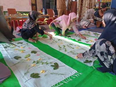 Dorong Kemandirian Ekonomi, DPAD Kota Tangerang Gelar Pelatihan Ecoprint Berbasis Inklusi Sosial
