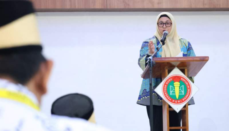 Konfercab XXIII PGRI Pagedangan, Wabup Intan Ajak Ciptakan Pendidikan Inklusif dan Berkarakter