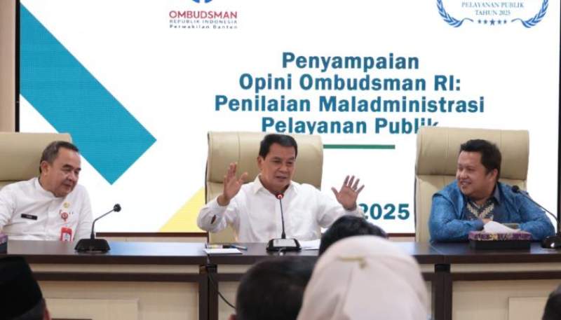 Kabupaten Tangerang Raih Opini Kualitas Tinggi Tanpa Maladministrasi dari Ombudsman RI
