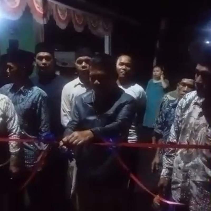 Warga Barengkok Sambut Gembira, Jalan Desa RT 05 Diresmikan Tingkatkan Akses dan Kesejahteraan