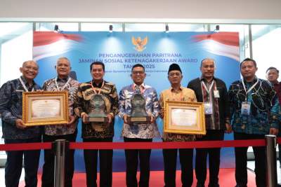 Raih Paritrana Award 2025, Bupati Maesyal Rasyid Tegaskan Komitmen Pemkab Tangerang Tingkatkan Cakupan Perlindungi Pekerja Rentan