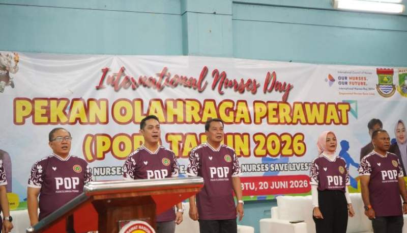 Buka Pekan Olahraga dan Seni Perawat Se-Banten, Bupati Maesyal Apresiasi Dedikasi dan Respon Cepat Perawat