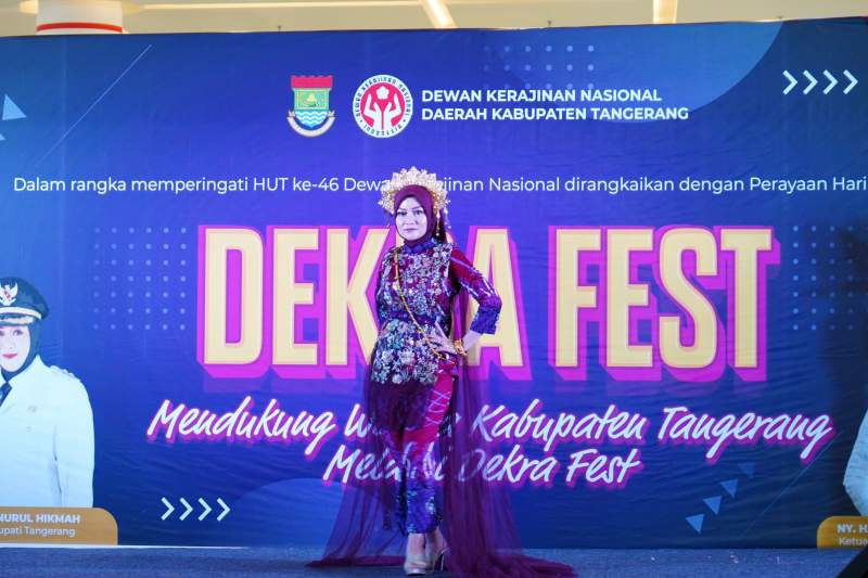 Buka Dekra Fest 2026, Bupati Tegaskan Komitmen Transformasi Wastra dan Ekonomi Kreatif Kabupaten Tangerang