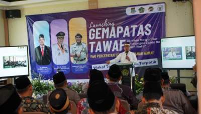 Luncurkan GEMAPATAS TAWAF 2026, Bupati Tangerang Dorong Kepastian Hukum Tanah Wakaf
