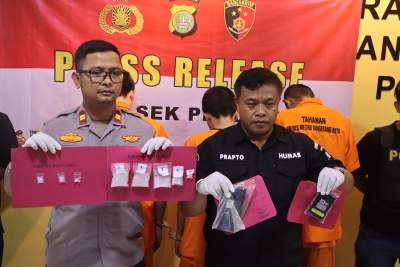 Peredaran 280,68 Gram Sabu Digagalkan Polsek Pinang