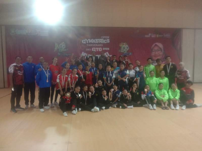 Hari Ketiga Gymnastics Tangerang Open 2025, Aerobic Gymnastics Dikuasai Atlet Jakarta