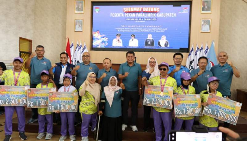 Bupati Tangerang Buka Pekan Paralimpik Kabupaten ke-5 Tingkat Kab. Tangerang