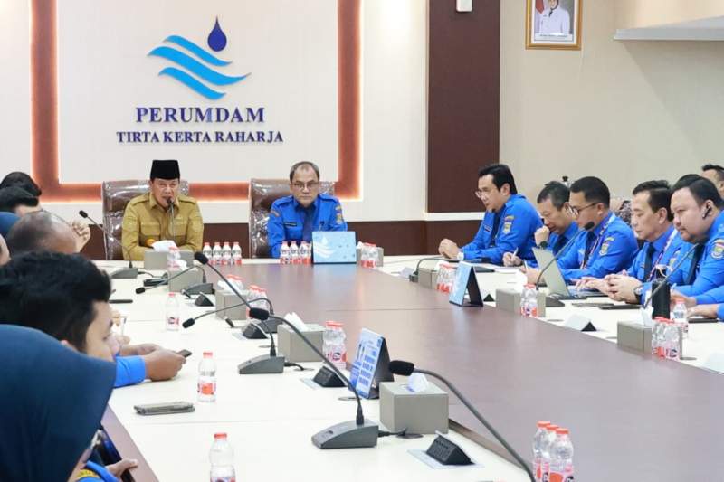 Kunjungi Perumdam TKR, Bupati Tangerang Targetkan 50 Ribu Pelanggan Baru