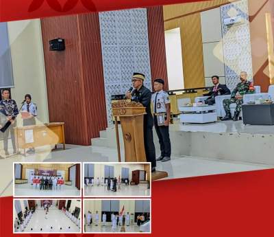 Camat Solear Kukuhkan 24 Anggota Paskibra Kecamatan Solear Tahun 2025