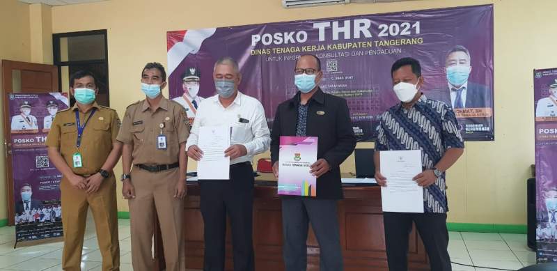 H-7 Lebaran, Posko THR Kabupaten Tangerang Banjir Pengaduan