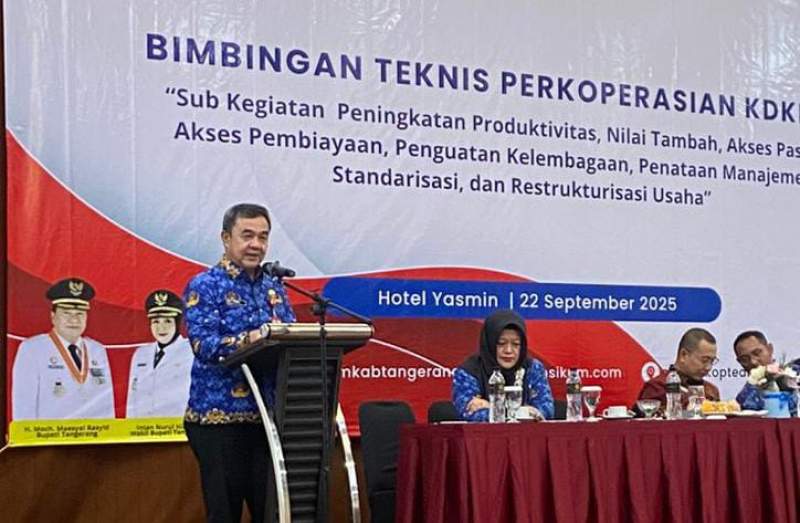 Sekda Tangerang Buka Bimtek Koperasi Desa/Kelurahan Merah Putih
