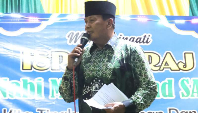 Bupati Tangerang Hadiri Peringatan Isra Mi&rsquo;raj di Masjid Jami Raudhatul Jannah Tigaraksa