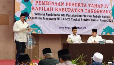 Bupati Tangerang Buka Pembinaan Tahap IV Kafilah MTQ Kabupaten Tangerang